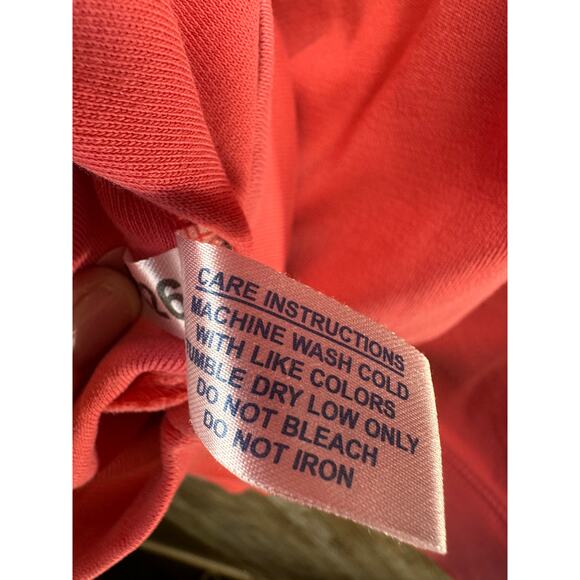 Cufffys Cape Cod Activewear Shirt Mens XL‎ Summer Red Navy 1/4 Zip Pullover - Picture 8 of 9